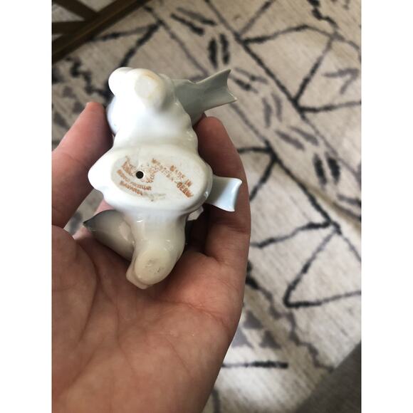 Vintage Gerold Porzellan Bavaria 3 Bird Figurine Made In Western Germany - Picture 6 of 6